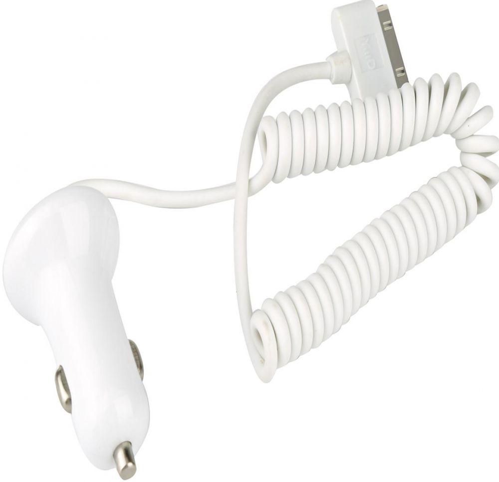 Car Charger for iPod, White, YD-13B-CC