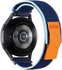 Durable 22mm Band For Samsung Galaxy Watch 3 45-46mm / Gear 3, Nylon Sport Band For Huawei Watch GT3 46mm / GT2E / GT4 46mm / GT2 Pro / GT2 46mm / GTR3 / GTR4 Pro, Alpine Loop Sports Band Ten Tech Knitted Fabric - Dark Blue & Navy Blue
