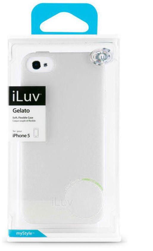 ILUV ICA7T306WHT Gelato Soft Flexible Case for Apple iPhone 5 and iPhone 5S - White