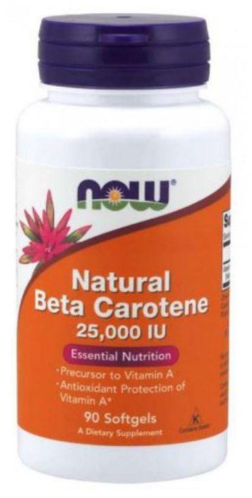 Now Natural Betacarotene 25000 Iu 90’S