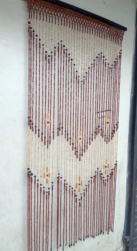 High quality salon/kinyozi curtains with wooden beads