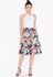 Floral Printed Box Pleat Skirt