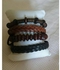 Narkeed Set Of 4 Bracelets - Dark Brown & Black