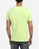 Ultimate Fashion Wear تى شرت أخضر لمونى ساده مطبوع على الجيب
