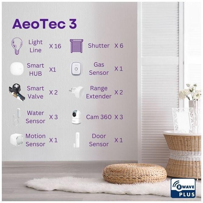 مجموعة للتحكم عن بعد تحكم في أجهزتك المنزلية باستخدام هاتفك AeoTec 3