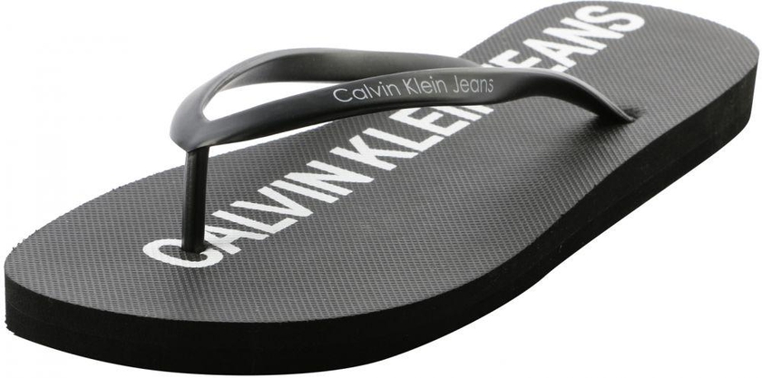 Calvin Klein Slippers for Women, Black - 38 EU