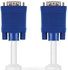 Sandberg Lux VGA Monitor Cable 1.8m Blue