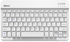 Generic GB HB0309 Slim Universal Mini Bluetooth Keyboard For Laptop Phone Tablet Mute-white