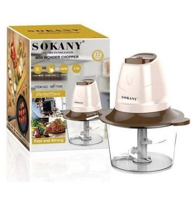 Sokany Powerful 2 In 1 Blender With Grinder 1.5l
