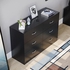Vida Designs 6 Drawer Wide Chest of Drawers Bedroom Storage Unit Sliding Drawers Bedroom Furniture (Black)