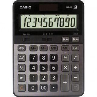 Casio DS-1B Desktop Calculator, 10 Digit, Extra Large Display, Black/Grey