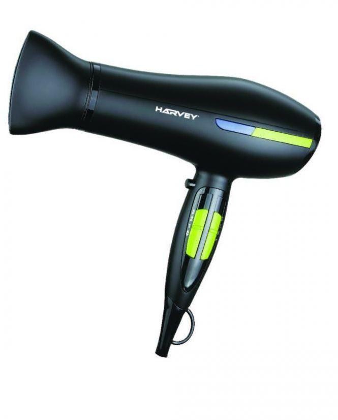 Harvey HDD-3003 Professional Hair Dryer, 2200 Watt - Black