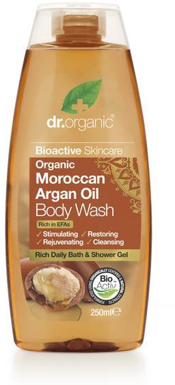 Dr Organic Moroccan Argan Oil Body Wash 250Ml