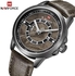 Naviforce Men's Luxury Water Resistant Leather Wrist Watch