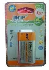 MP Multiple Power 9V 300mAh MP Rechargeable Battery