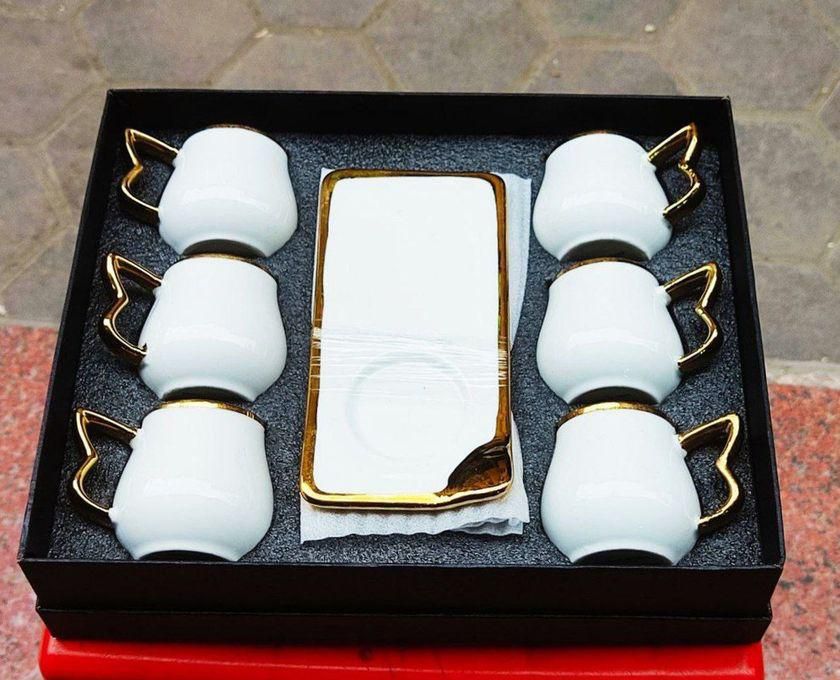 12-piece Porcelain Coffee Set - White