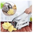 Stainless Steel Potato Chipper Chips Cutter WITH 2 Blades