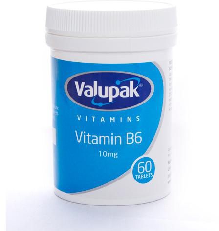 Valupak Vitamin B6 10mg Tablets 60's