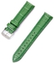 Crocodile Leather Pattern Real Leather Watch Strap 42mm Leather iWatch Band/Strap for Apple Watch Series SE 7 6 5 4 3 2 1 and many more luxury watches(Watch Not Included) (Green)