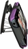 Amzer Shellster Series Case Cover  for iPhone 5 5S [Black/ Purple]