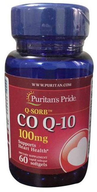 Puritan'S Pride Coenzyme Co Q-10 100mg, 60 Softgels
