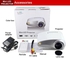 eTrends Mini Portable Home theater 60 Lumens LED Projector, Media Player, USB HDMI VGA TV 1080p [White]