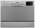 COMFEE' KWH-TD602E-S Freestanding Compact Dishwasher, LED display, 6.5 liters, Silver, Noise level: decibels 47