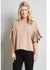 Love In Frilled Sleeve Top Khaki