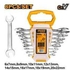 Ingco Double open end spanner set Size:6-22mm
