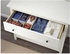 HEMNES Chest of 3 drawers - white stain 108x96 cm