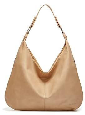 Ashioup Hobo Bags for Women Soft PU Leather Shoulder Bag Vintage Slouchy Handbag with Zipper