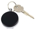 Retractable Metal Card Badge Holder With Key Ring Silver/Black