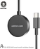 Green Lion Fast Wireless Watch Charger, 1M Cable Length, Compatible With Samsung Watches, 5V, Type C Input, 2.5W Wireless Output (Black) - Charger