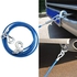 Car wire tow rope 4M 5 Tons Wire Cable Safety Hook Steel Wire Trailer Car Emergency Towing Rope