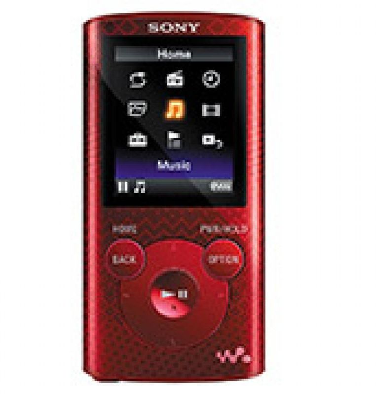 Sony NWZE383 4GB Mp4 Player Red