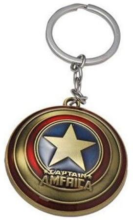 Captain America Shield Car Truck Suv Boat Home Office Metal Keychain Pendant Key Chains Multicolour