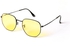 Vegas Unisex Sunglasses V2021 - Black & Yellow