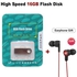 Annov USB Flash Drive 16GB + Free Earphones