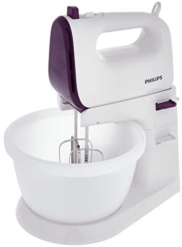 Philips Viva Collection Mixer - Hr3745/11, White, Stainless Steel
