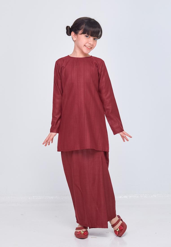 Motherchild Permaisuri Kurung Modern Kids Dress - 7 Sizes (6 Colors)