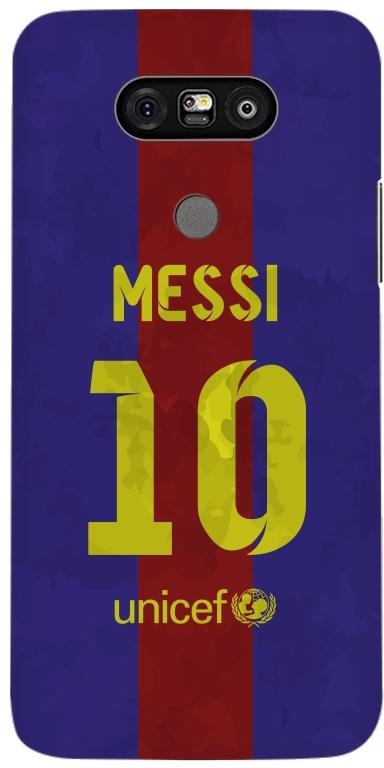 Stylizedd LG G5 Premium Slim Snap case cover Matte Finish - Messi Barca Jersey
