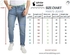 White Rabbit Straight Fit Solid Pattern Buttons Closure Denim Jeans - Grey