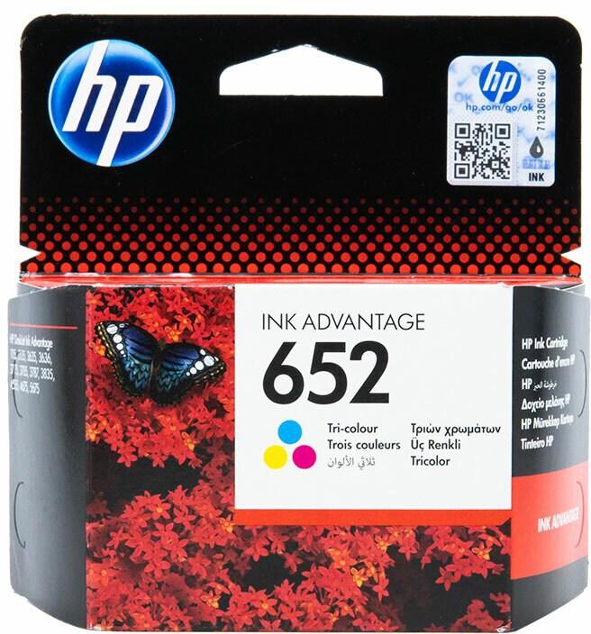 Hp Ink Cartridge Model 652 Tri-Color