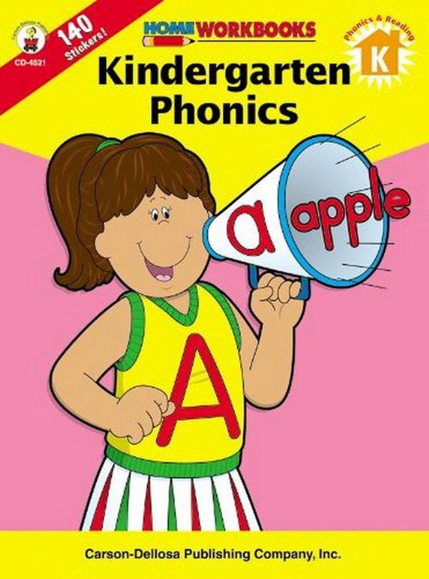 Kindergarten Phonics, Grade K (Home Workbooks) Paperback Book