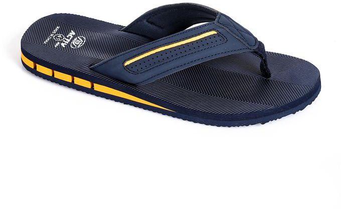 Activ Perforated One Thong Slippers - Navy Blue & Tiger Orange