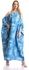 eezeey Spaghetti Sleeves Tie Dye Loose Cover Up - Blue Shades