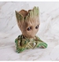 Guardians Of The Galaxy Baby Groot Action Figure Flowerpot Grey/Green 15x9.5x13centimeter