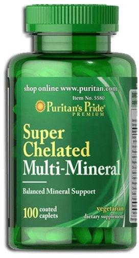 Puritan's Pride Super Chelated Multi Minerals 100 Capsules