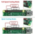 For Raspberry Pi 4 B / 3B+ 3B 2B B+ CPU Cooling Fan Adjustable 5V 3.3V-Black-
