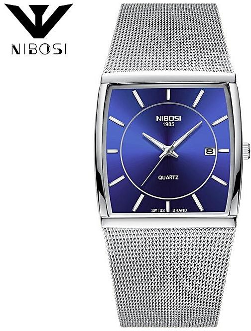 Nibosi Horloges Mannen Horloge Luxe Merk 2018 NIBOSI Hot Sale Men's Watches Dress Classic Analog Quartz Wristwatch Square Watch For Men 2338